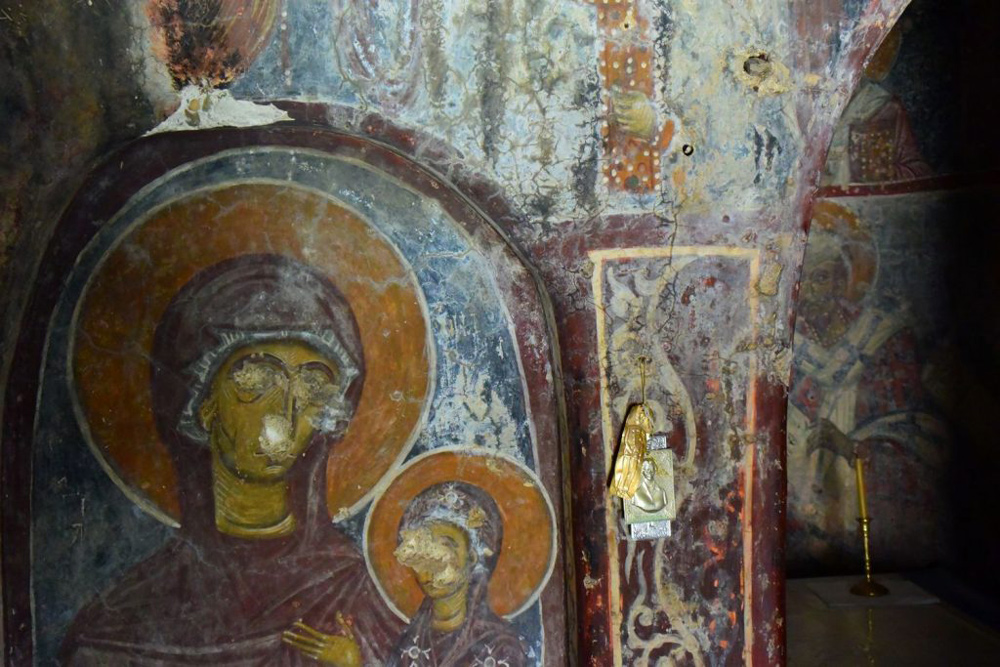 Mural at Aggia Anna church