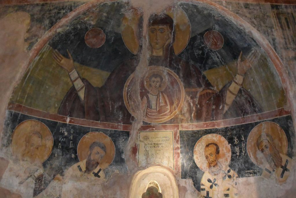 Mural at Agios Georgios church