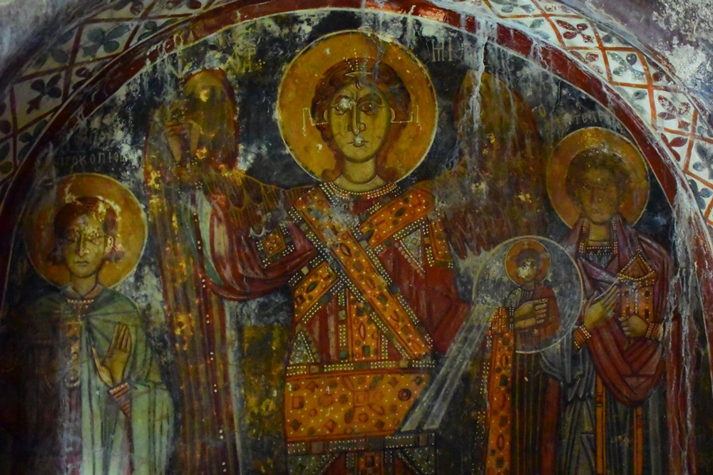 Mural at Profitis Ilias church