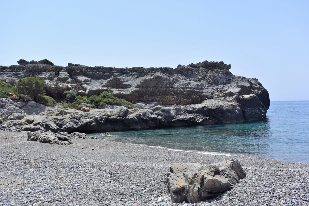 Psilos Volakas beach at Palaiochora